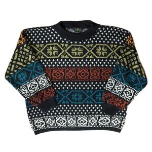 Vintage Cabin Creek "Grandma" Cropped Sweater L